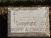 Bralo British Cemetery - Johnson, Harold Kerton